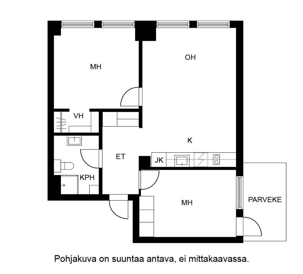 Modern 2Br Apartment With Balcony & Central Location - Hosted By 2Ndhomes Tampere Bagian luar foto